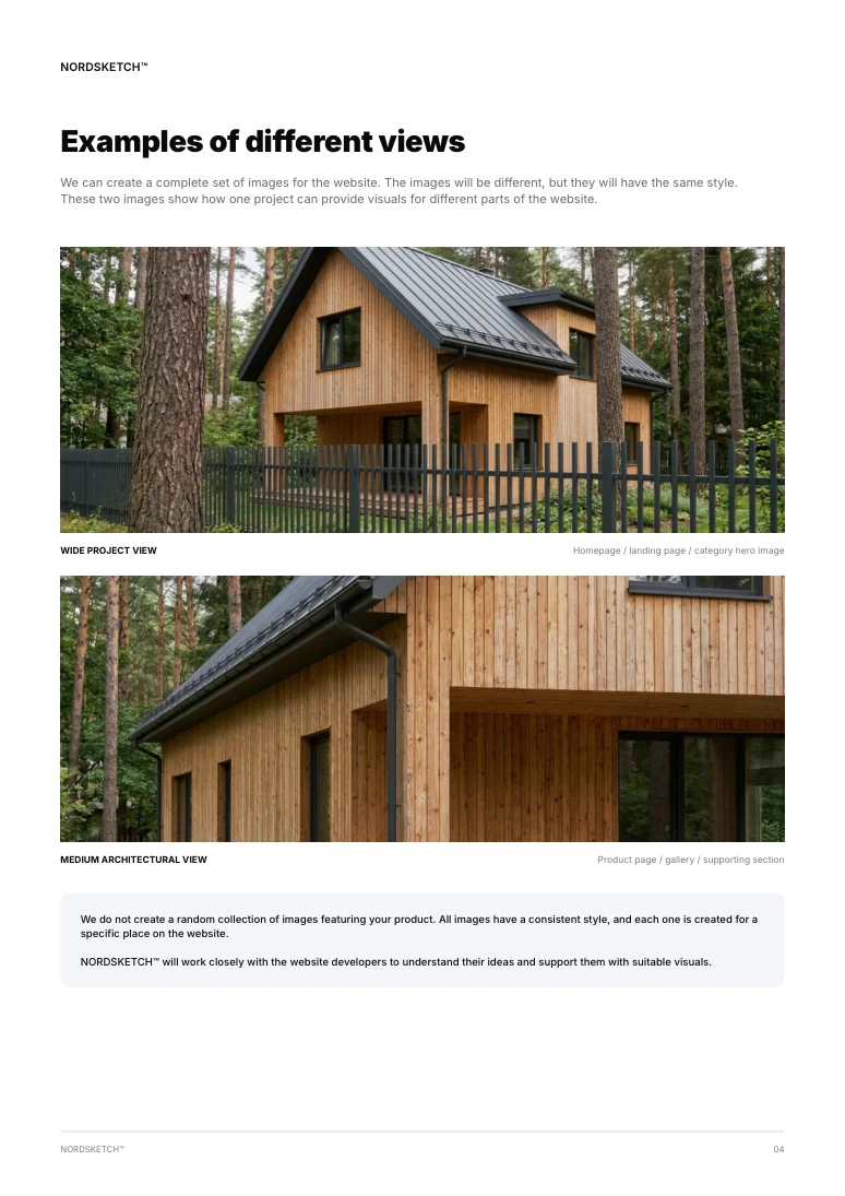 Existing NORDSKETCH architectural views page